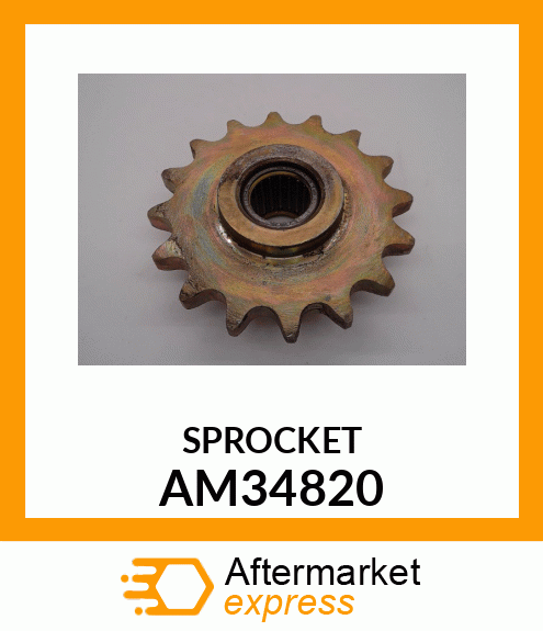 Sprocket Segments - IDLER, W/BEARING AM34820