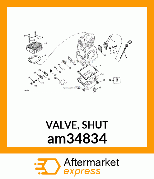 VALVE, SHUT am34834