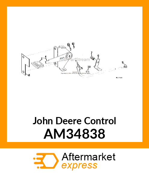 CONTROL, CHOKE amp; THROTTLE ASSY AM34838