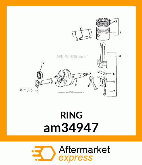 KIT, PISTON RING STD. am34947