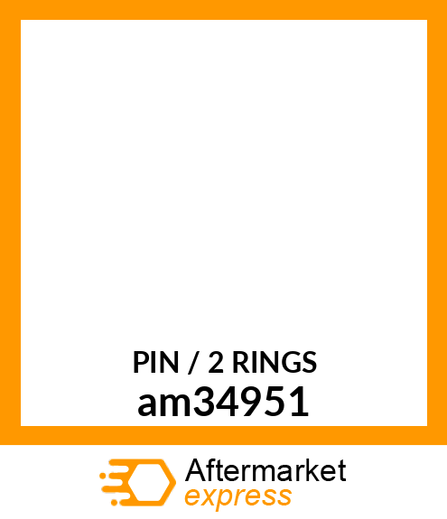 PIN, COUNTERWEIGHT am34951