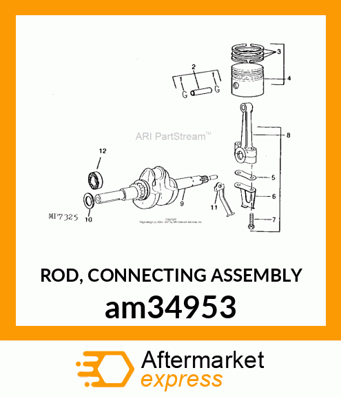 ROD, CONNECTING ASSEMBLY am34953