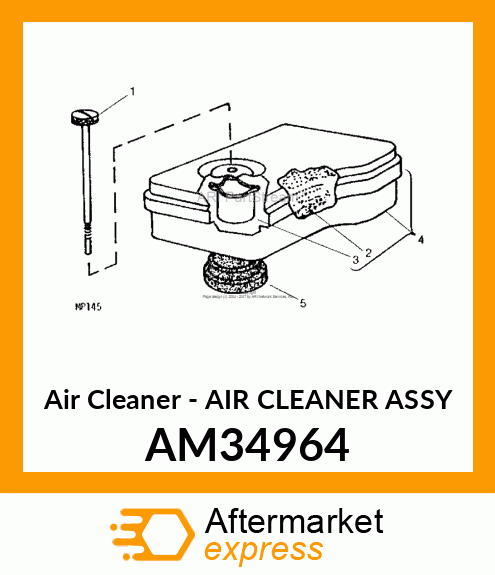 Air Cleaner - AIR CLEANER ASSY AM34964