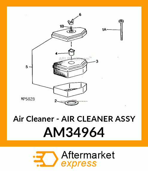 Air Cleaner - AIR CLEANER ASSY AM34964