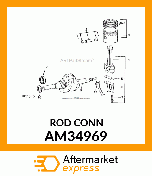 Connecting Rod - CONNECTING ROD ASSY AM34969