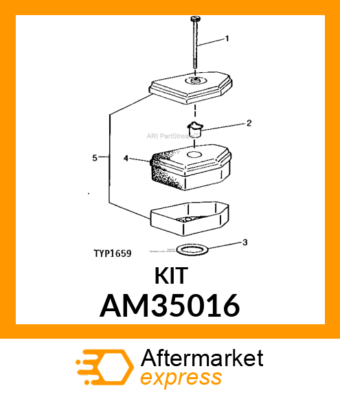 Air Cleaner - AIR CLEANER ASSY AM35016