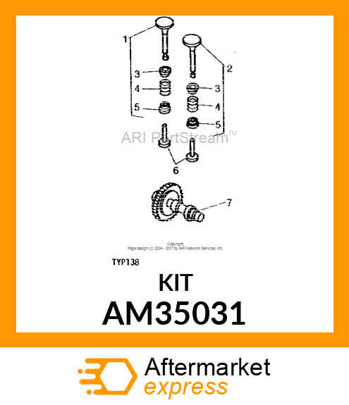 Exhaust Valve AM35031