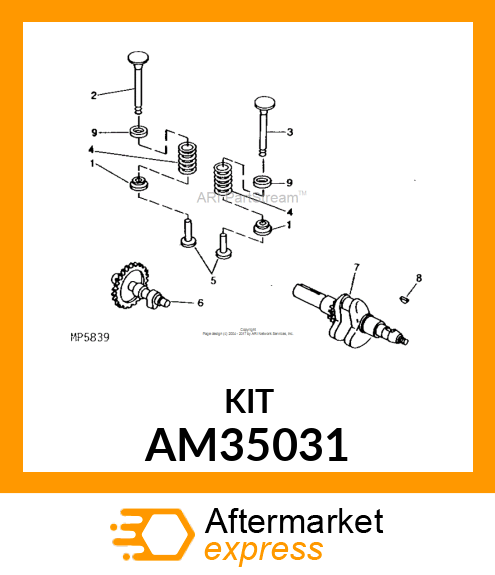 Exhaust Valve AM35031