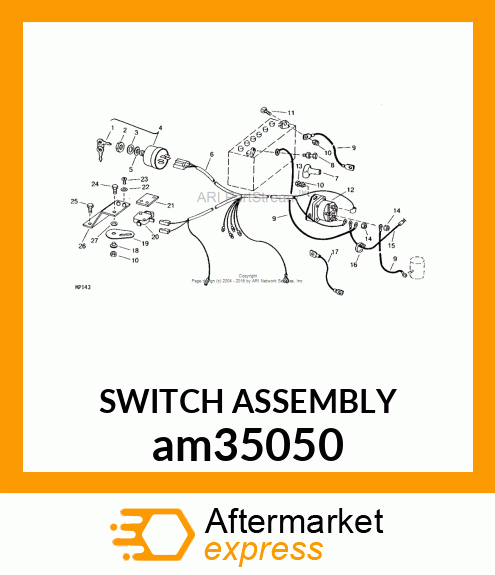 SWITCH ASSEMBLY am35050