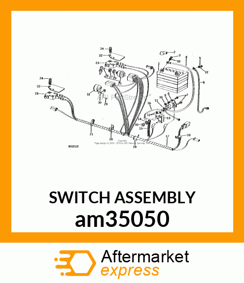 SWITCH ASSEMBLY am35050