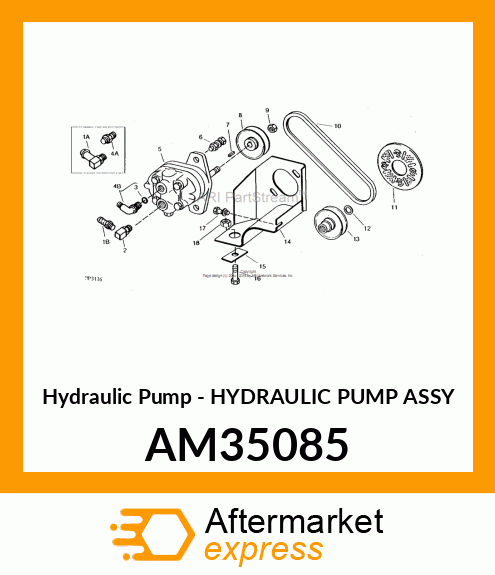 Hydraulic Pump - HYDRAULIC PUMP ASSY AM35085