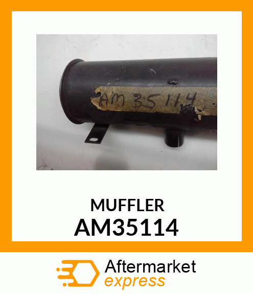 Muffler - MUFFLER ASSY AM35114