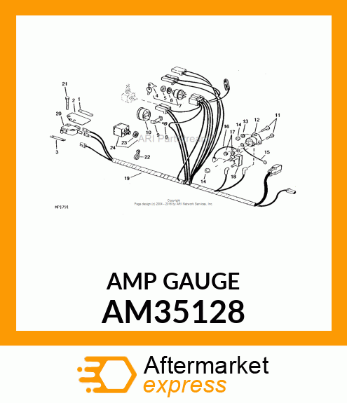 AMMETER ASSY AM35128