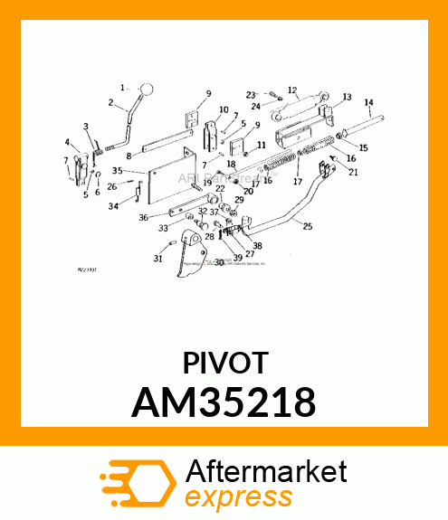 Pivot - PIVOT, ASSY AM35218