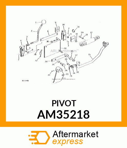 Pivot - PIVOT, ASSY AM35218