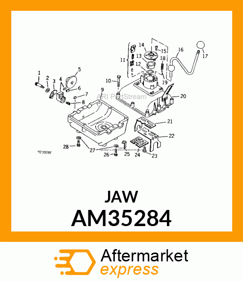 Jaw - BRAKE JAW ASSY AM35284