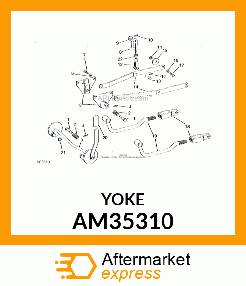 CLEVIS, WELDED AM35310