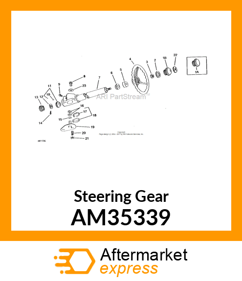 Steering Gear AM35339