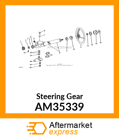 Steering Gear AM35339