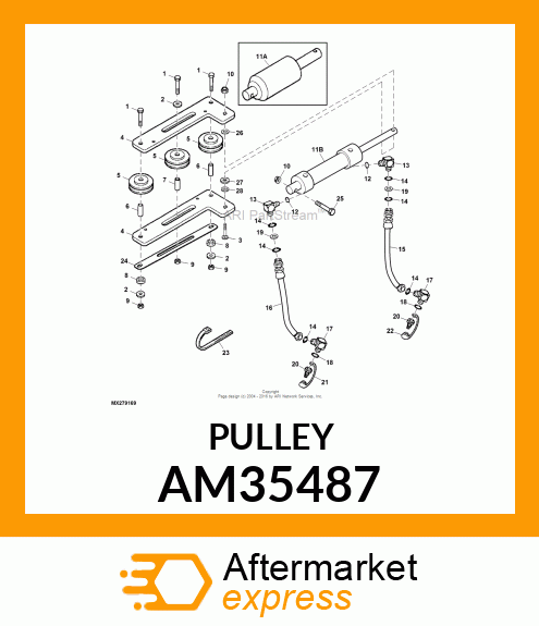 IDLER, IDLER, V AM35487