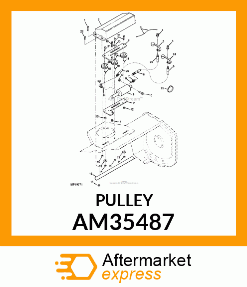 IDLER, IDLER, V AM35487