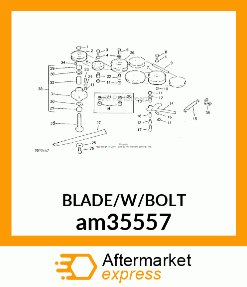 BLADE, CUTTING am35557