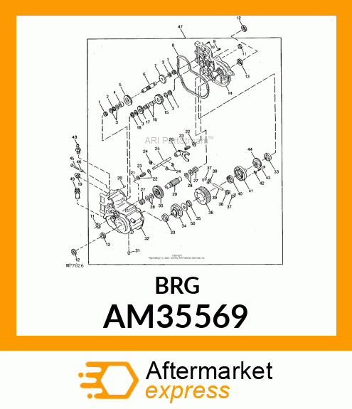 Needle Bearing - NEEDLE BEARING AM35569