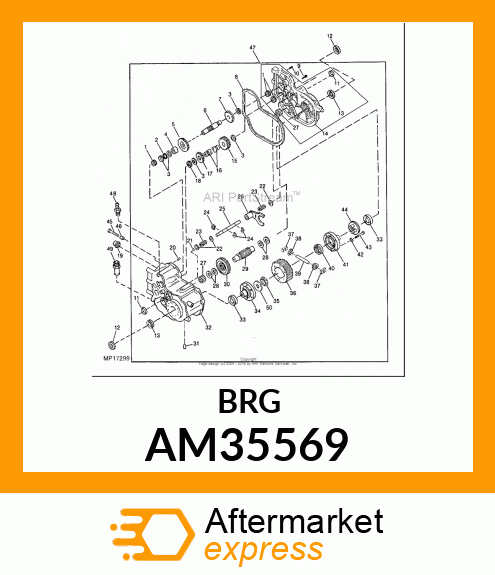 Needle Bearing - NEEDLE BEARING AM35569