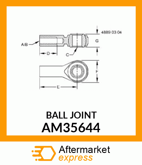 ROD END AM35644