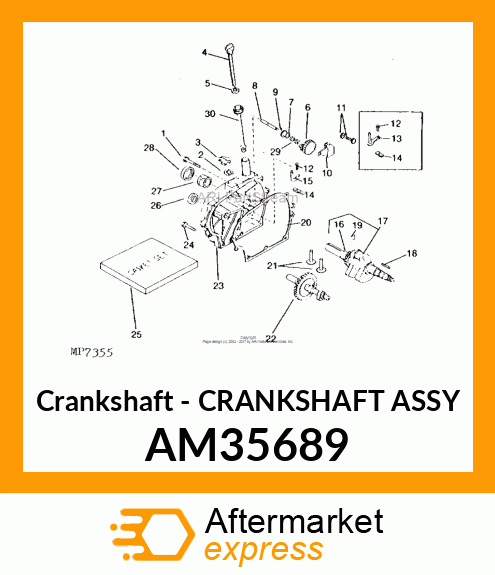 Crankshaft AM35689