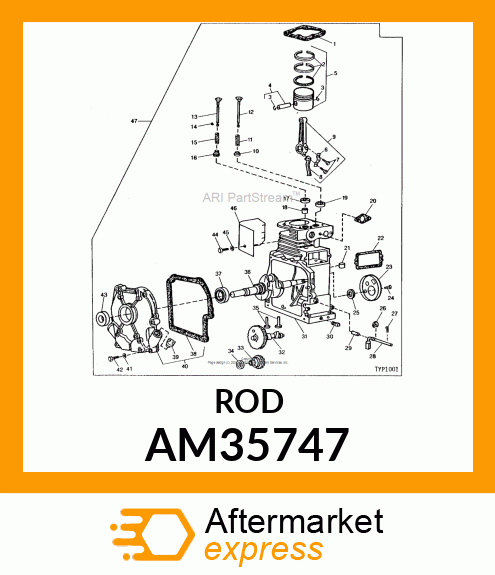 Connecting Rod - CONNECTING ROD ASSY AM35747