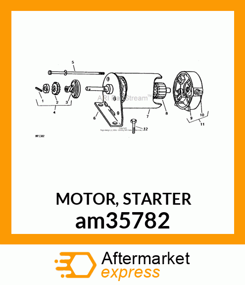 MOTOR, STARTER am35782