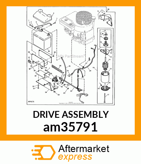 DRIVE ASSEMBLY am35791