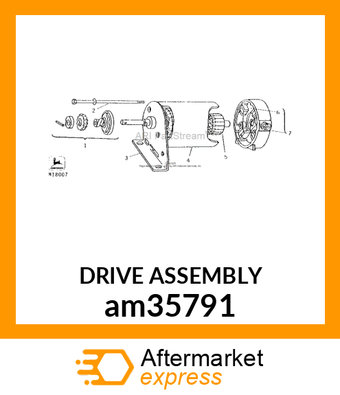 DRIVE ASSEMBLY am35791