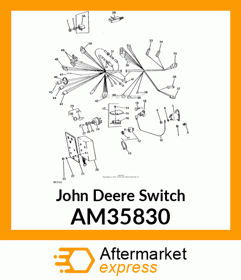 SWITCH, SWITCH RIVETED ASSY AM35830