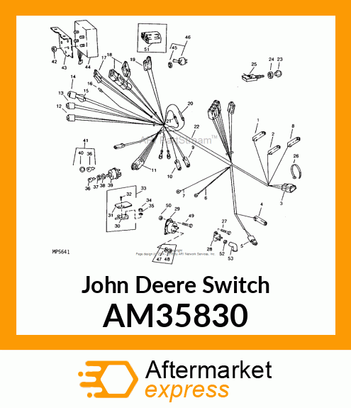 SWITCH, SWITCH RIVETED ASSY AM35830