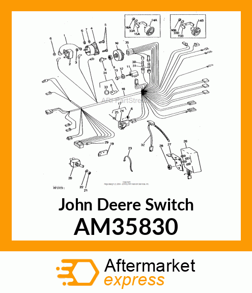 SWITCH, SWITCH RIVETED ASSY AM35830