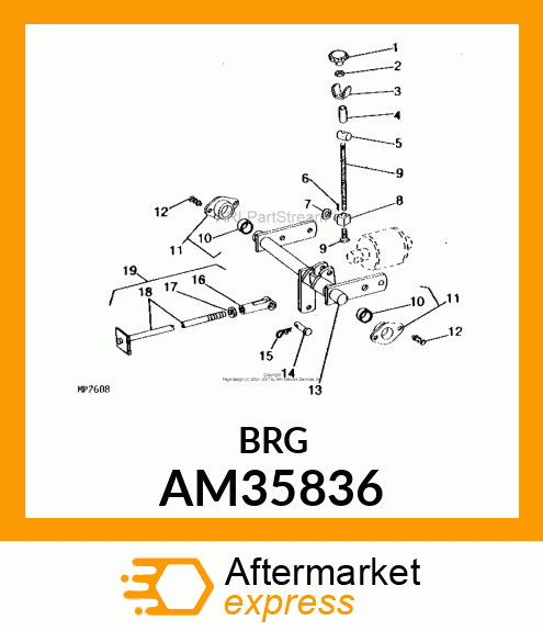 Bearing Block Asm AM35836