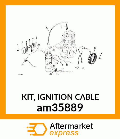 KIT, IGNITION CABLE am35889