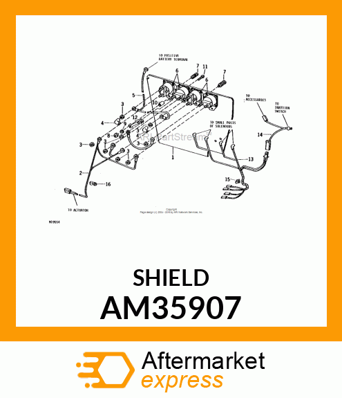 Pedestal - L.H. PEDESTAL SIDE WELDED (Part is Obsolete) AM35907