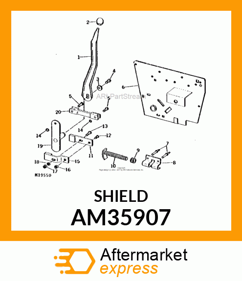 Pedestal - L.H. PEDESTAL SIDE WELDED (Part is Obsolete) AM35907