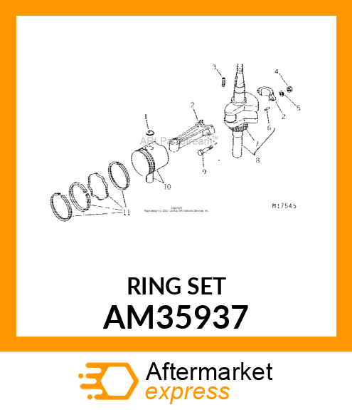 Piston Ring AM35937