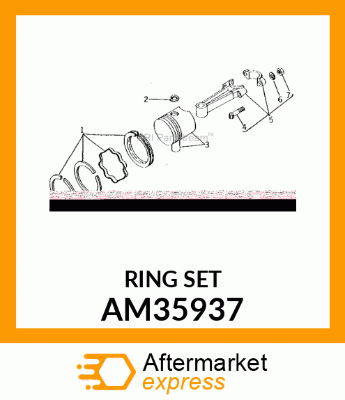 Piston Ring AM35937