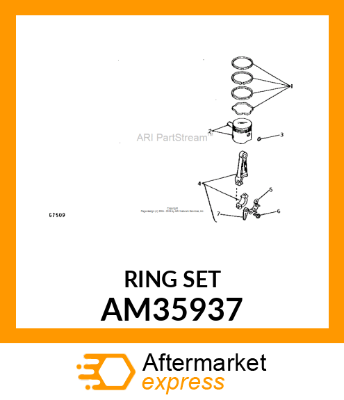 Piston Ring AM35937