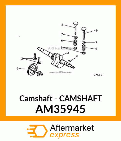 Camshaft AM35945