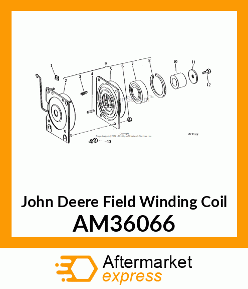 FIELD COIL ASSY AM36066