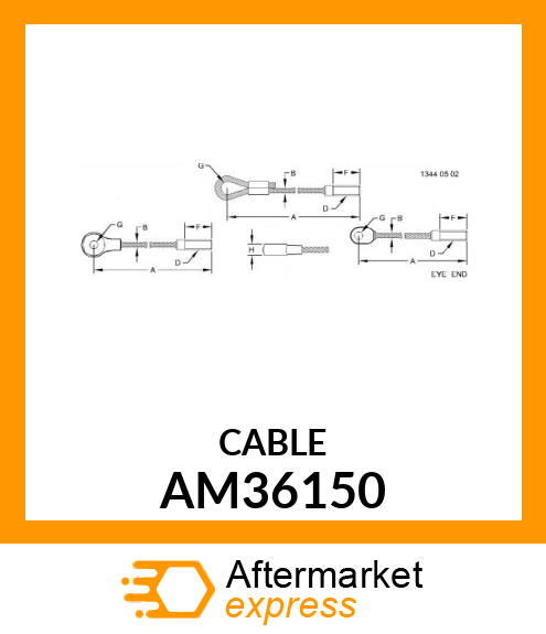 PTO CABLE AM36150