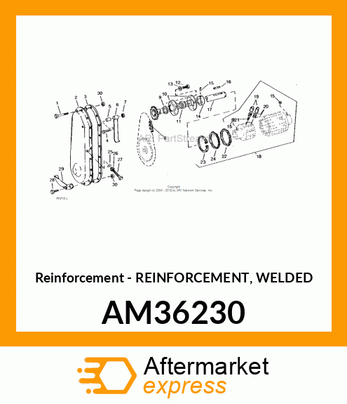 Reinforcement - REINFORCEMENT, WELDED AM36230