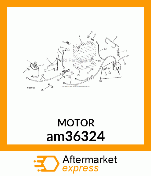 MOTOR, STARTER am36324