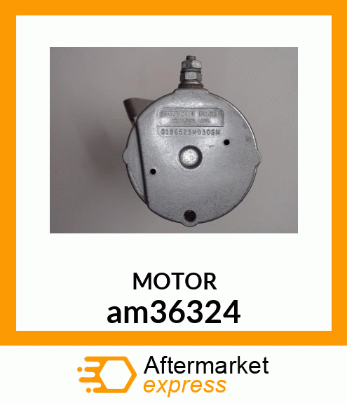 MOTOR, STARTER am36324